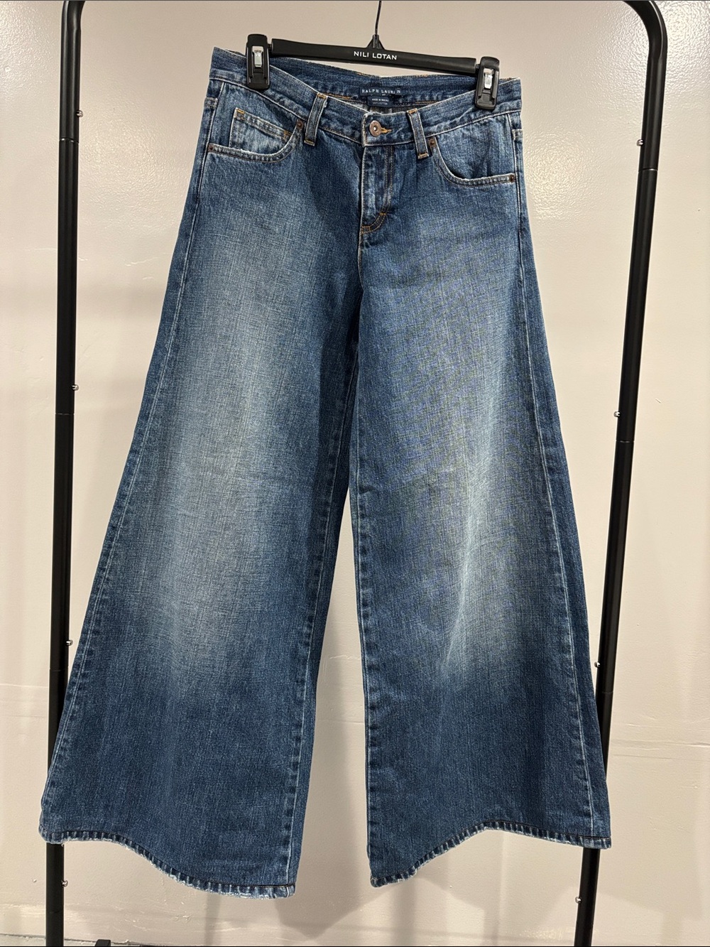 RALPH LAUREN blue labe Wide Leg Blue Jeans Size 29